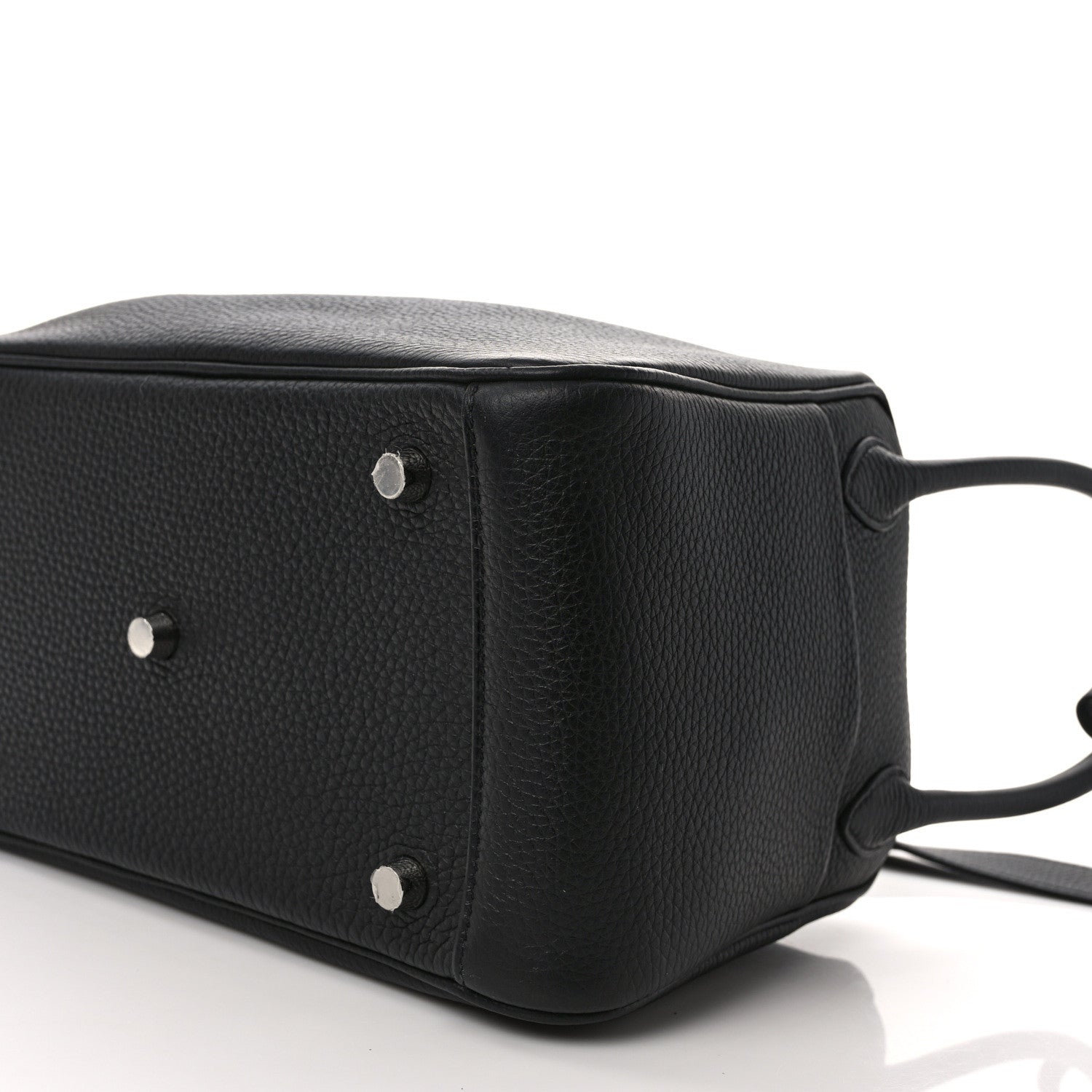 Hermes Taurillon Clemence Lindy 26 Black 8 of 10