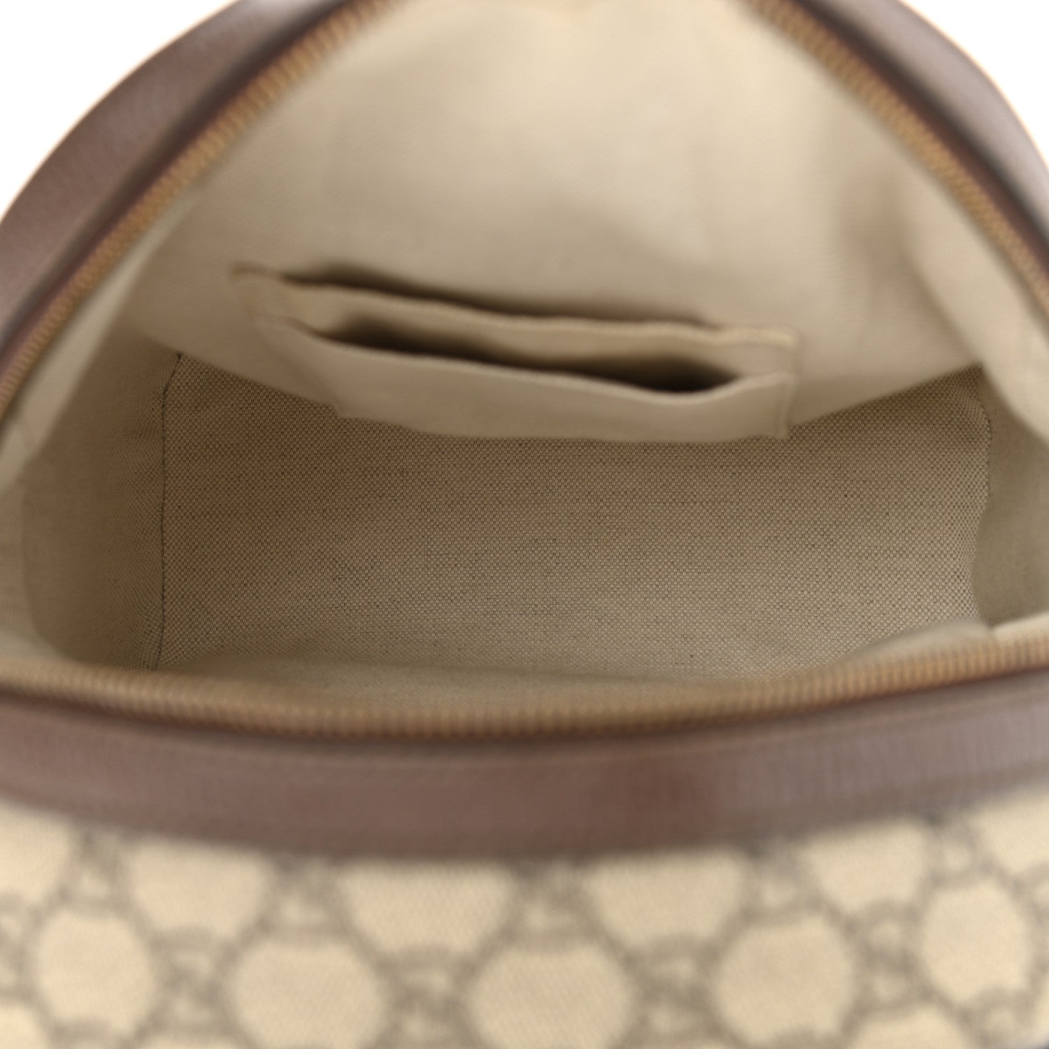 Gucci GG Supreme Monogram Calfskin Web Small Ophidia Day Backpack Beige Ebony New Acero 5 of 10