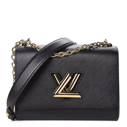 Louis Vuitton Epi Twist Shoulder Bag MM Black 1 of 8