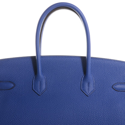 Hermes Togo Birkin 35 Bleu Electrique 9 of 29