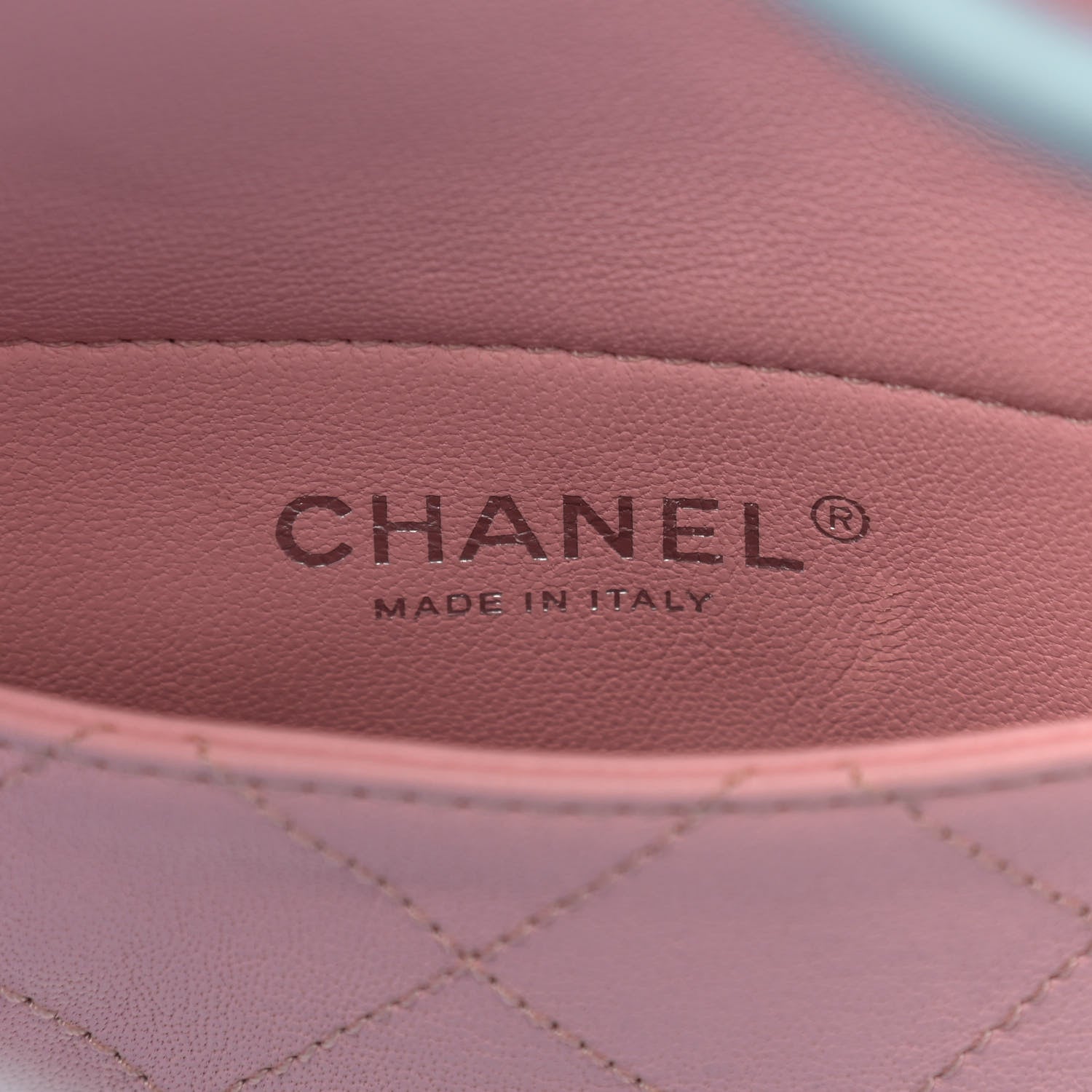 Chanel PVC Lambskin Stitched Medium Coco Splash Shopping Bag Blue Green Pink 6 of 13