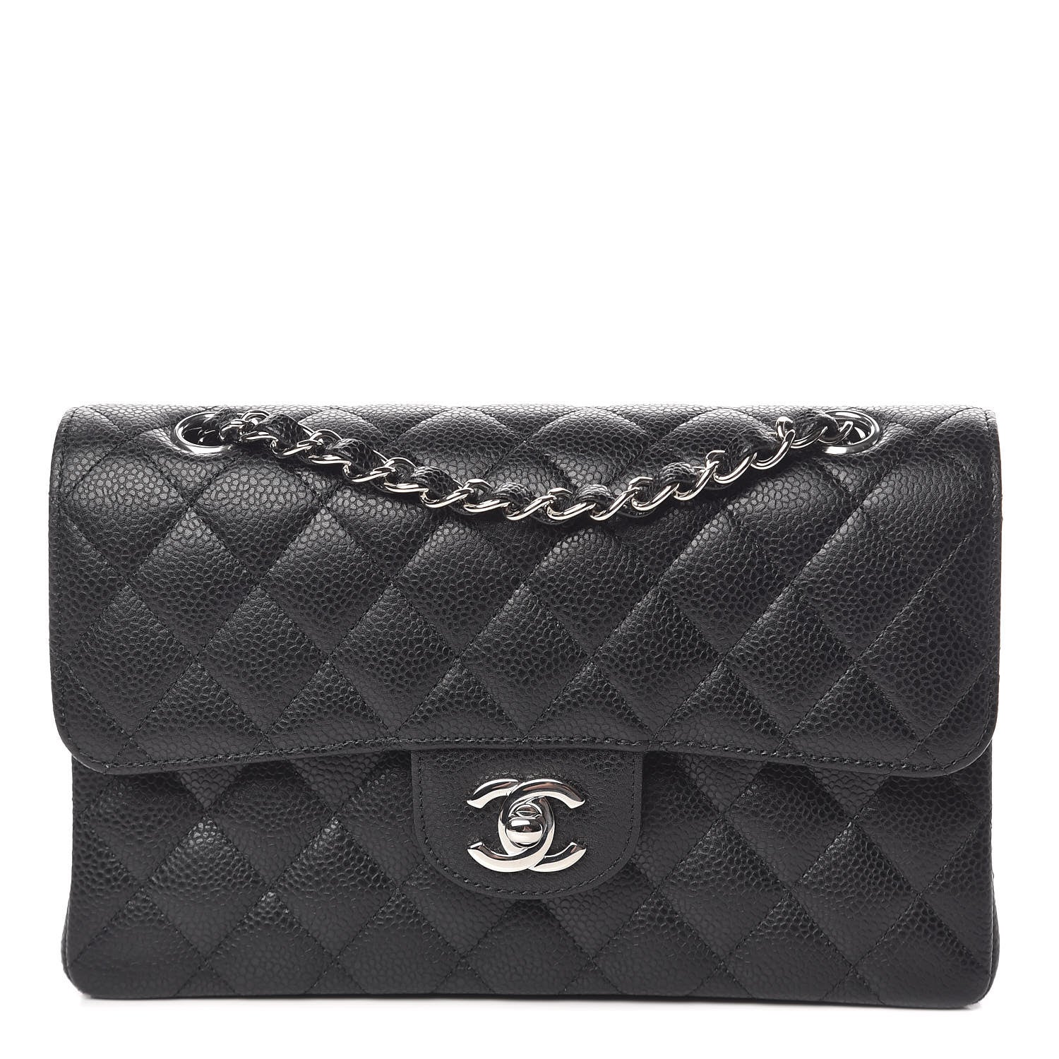 Chanel Caviar Quilted Small Double Flap Black 1 of 11