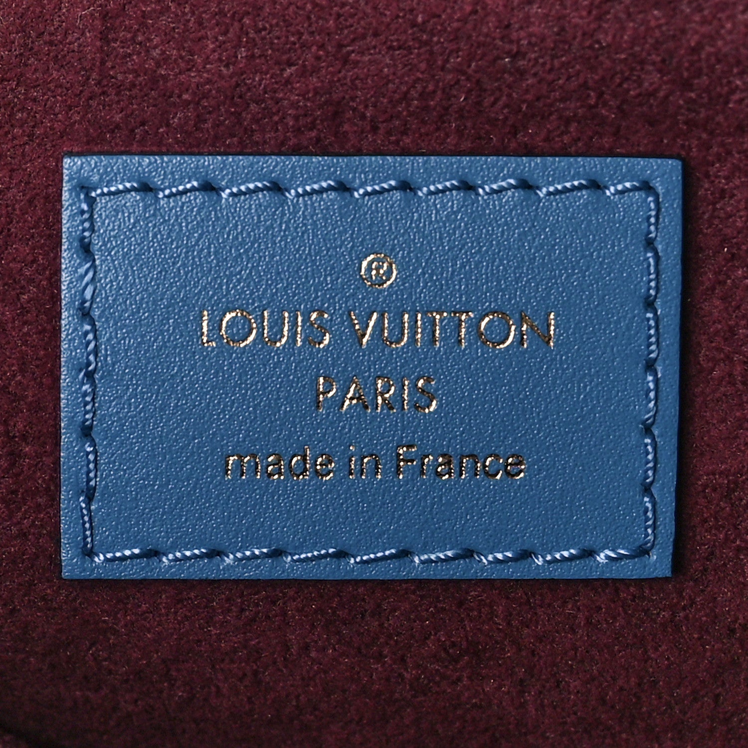 Louis Vuitton Monogram Beaubourg Hobo Mini Bordeaux Red Peach Safran Blue Jean Blue 6 of 9