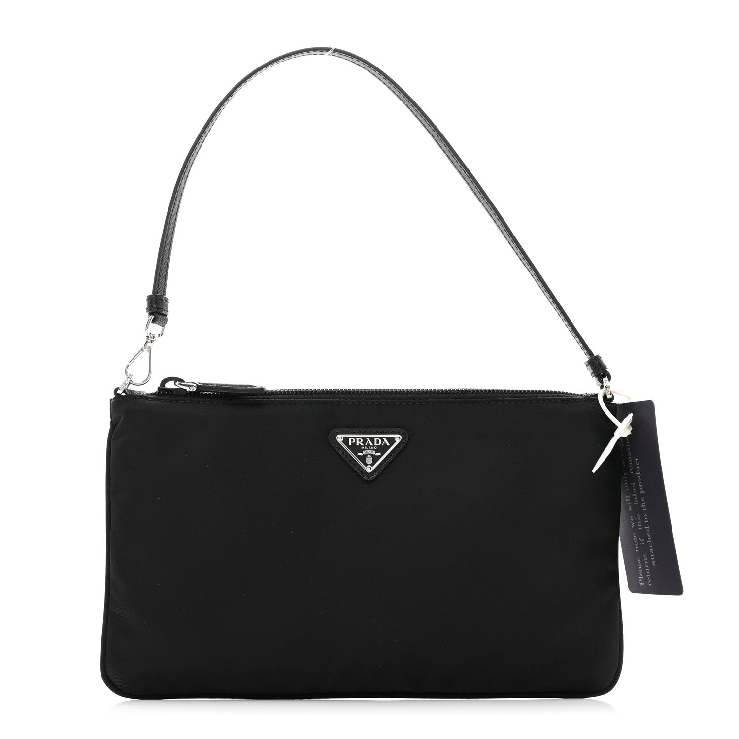 Prada Re-Nylon Vela Pouch Black 1 of 8