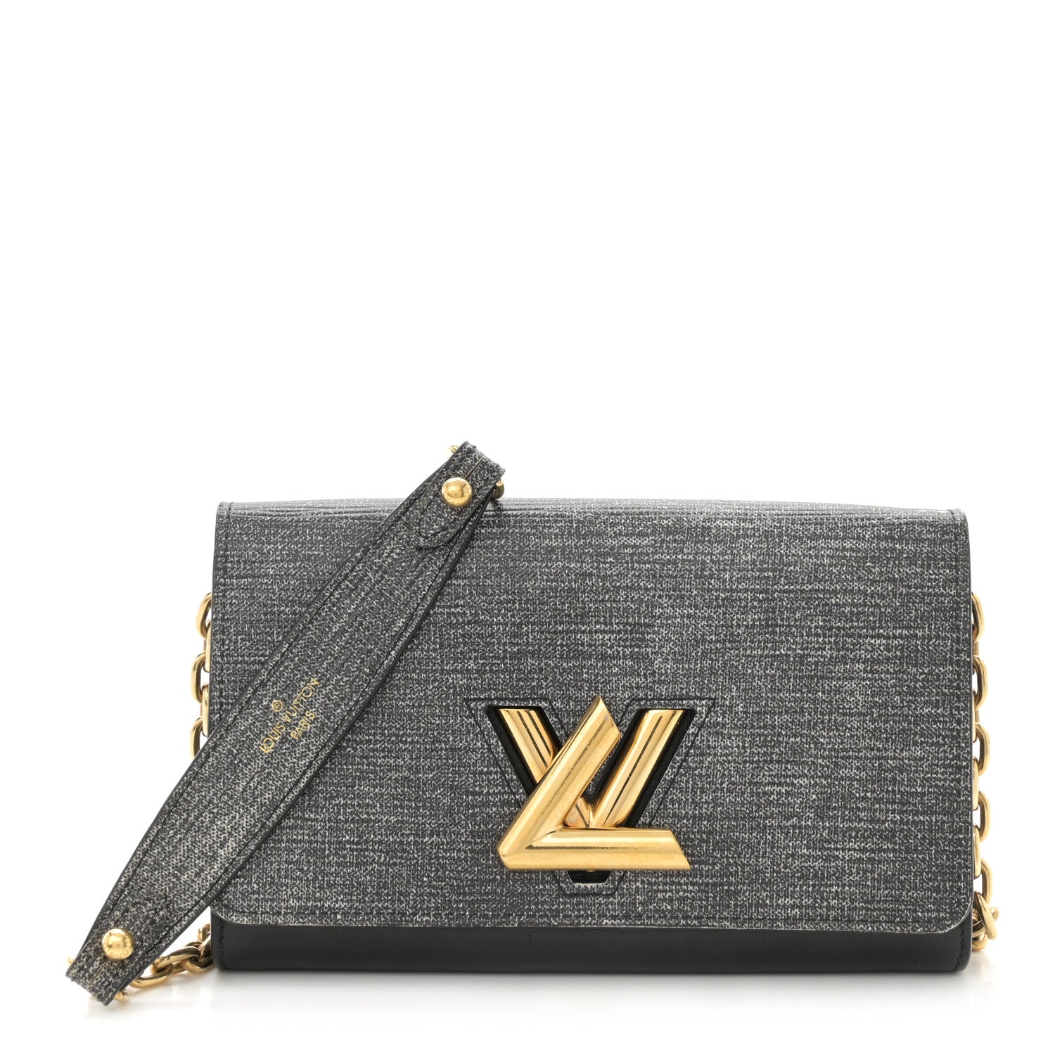 Louis Vuitton Epi Twist Chain Wallet Denim Dark 1 of 13