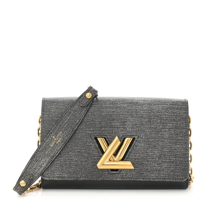 Louis Vuitton Epi Twist Chain Wallet Denim Dark 1 of 13