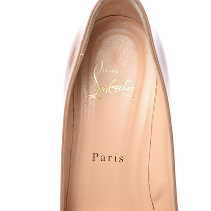 Christian Louboutin Patent Pigalle Plato 100 Pumps 35.5 Nude 7 of 11