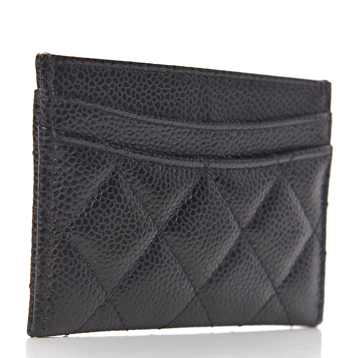 Chanel Caviar Quilted Card Holder Black 3 of 8