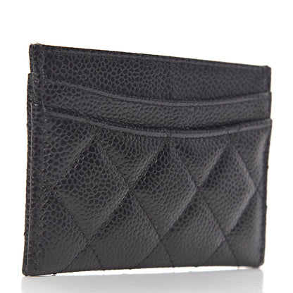 Chanel Caviar Quilted Card Holder Black 3 of 8