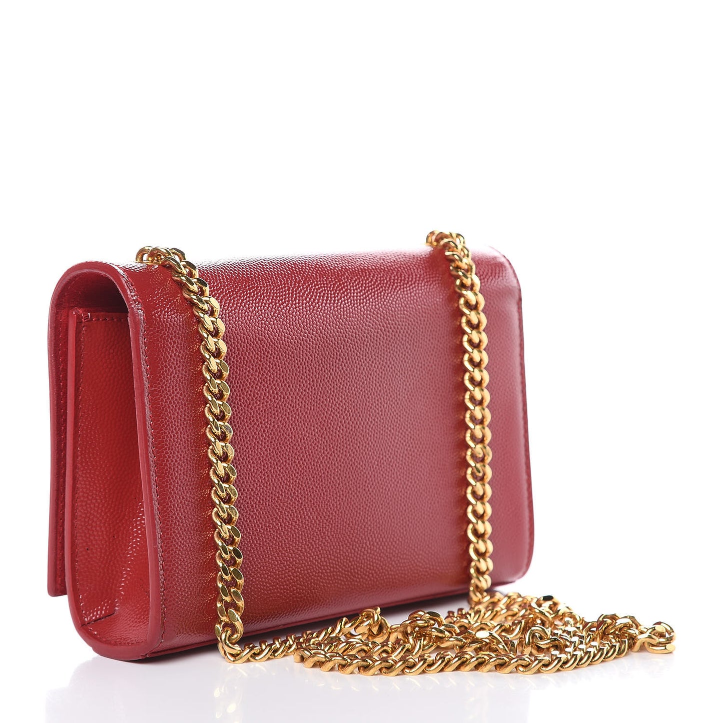 Grain De Poudre Small Monogram Kate Satchel Red