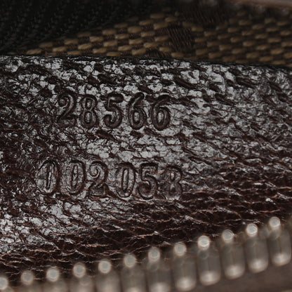 Gucci GG Monogram Double Pocket Belt Bag Dark Brown 7 of 11