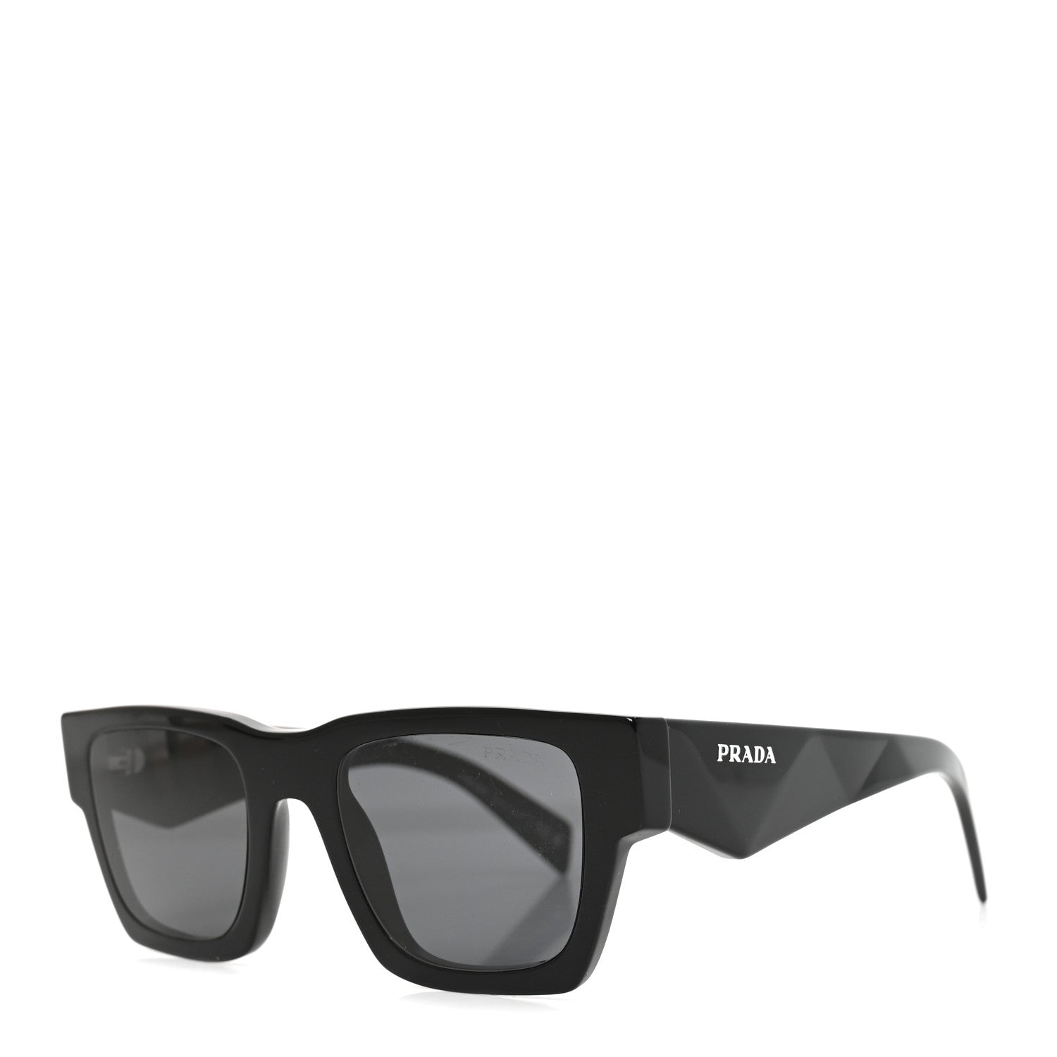 Prada Acetate Symbole Sunglasses SPR A06 Black 1 of 7