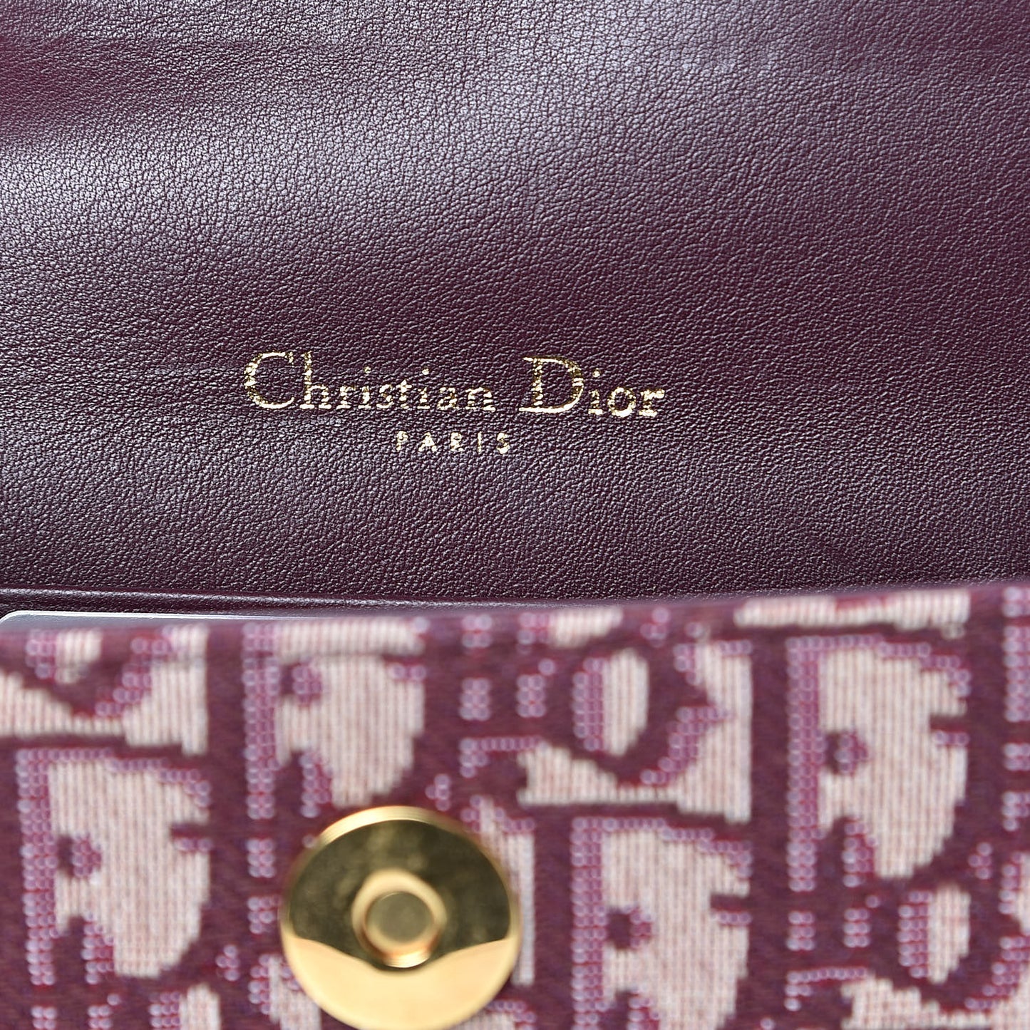 Oblique Saddle Belt Bag Bordeaux