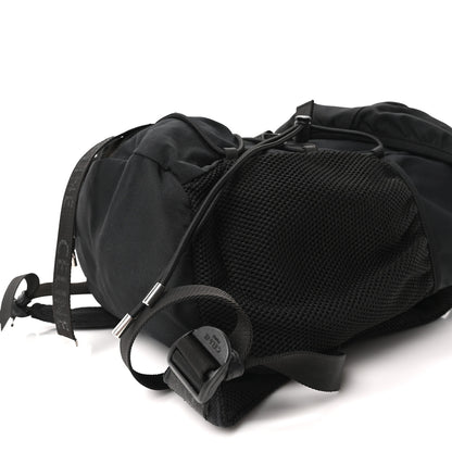 Celine Gabardine Logo Web Trekking Medium Backpack Black 9 of 9