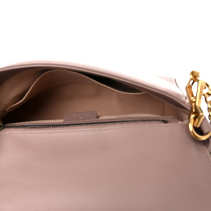 Gucci Calfskin Matelasse Small GG Marmont Top Handle Shoulder Bag Porcelain Rose 5 of 11