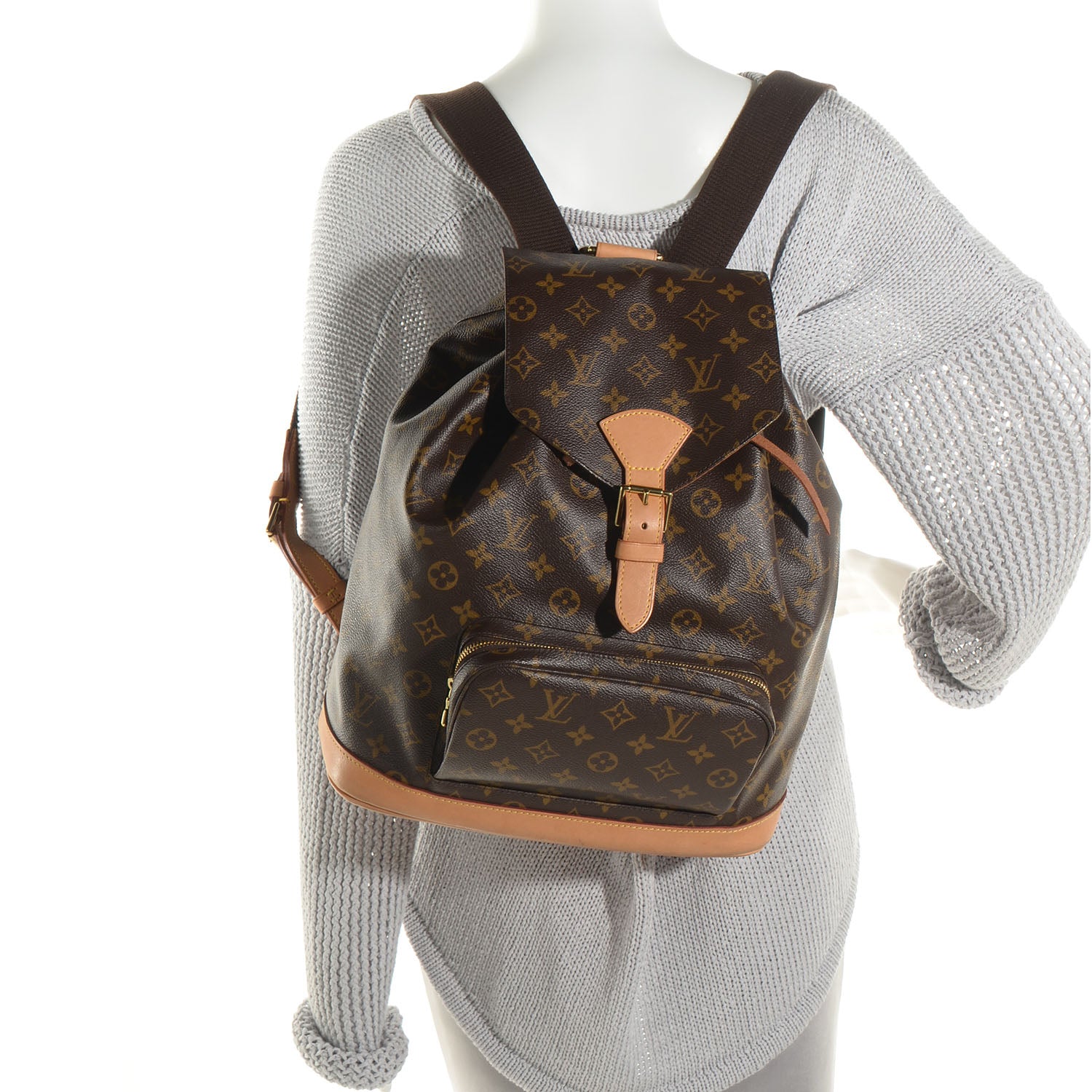 Louis Vuitton Monogram Montsouris GM Backpack 2 of 7