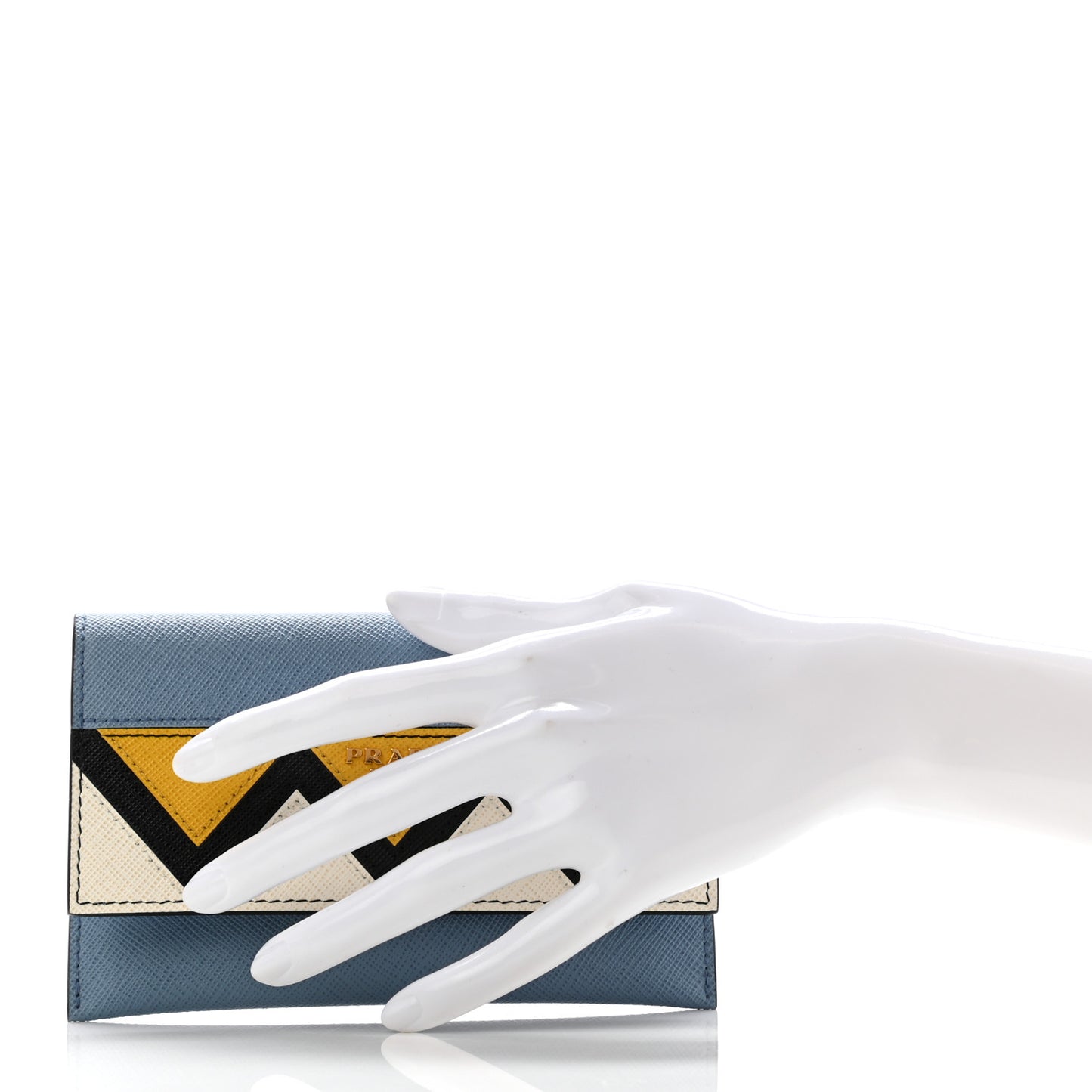 Saffiano Greche Card Holder Astrale Soleil
