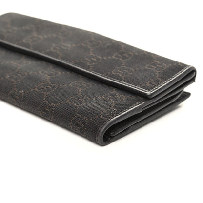 Gucci Monogram Horsebit Continental Wallet Dark Brown 9 of 9