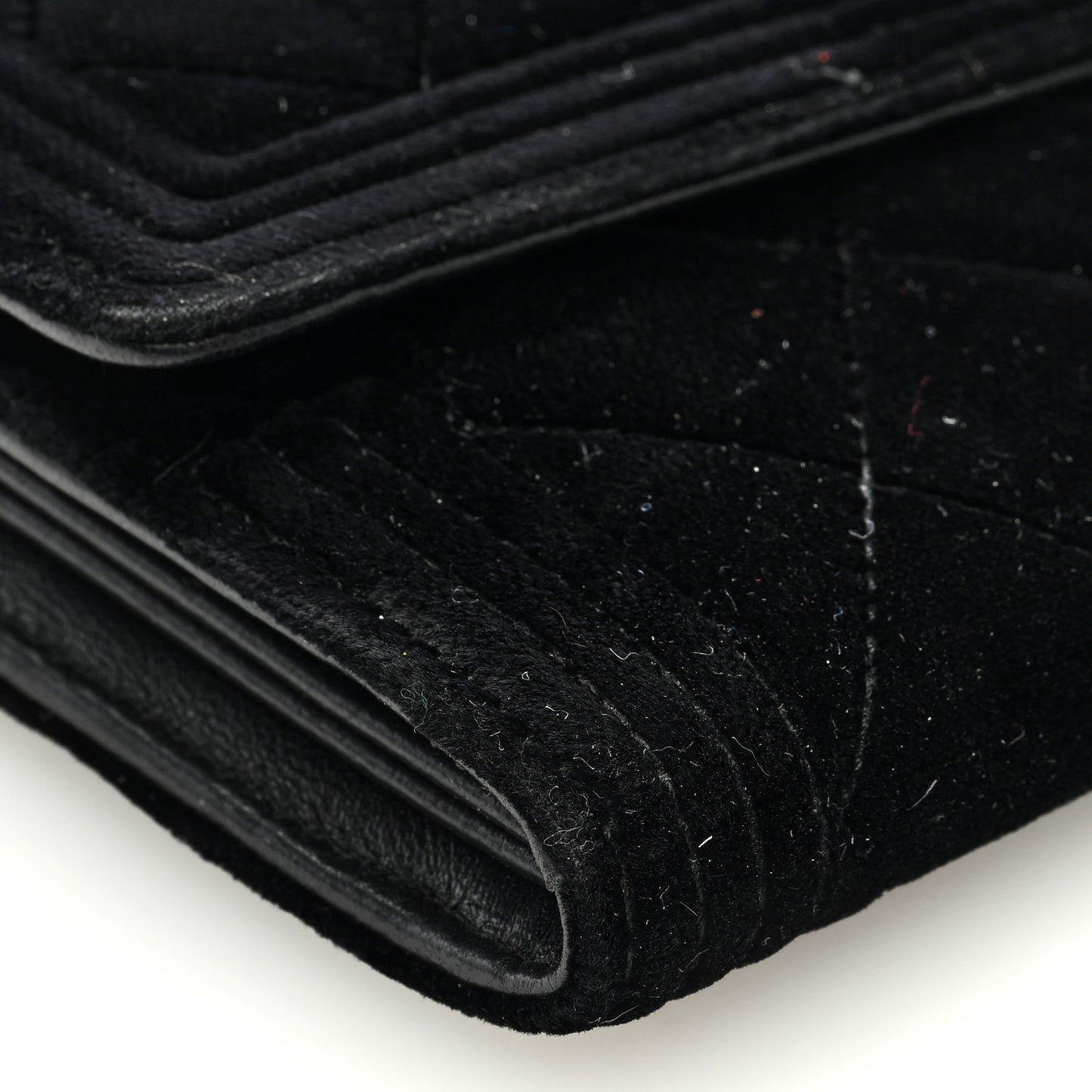 Velvet Boy Wallet On Removable Chain Black