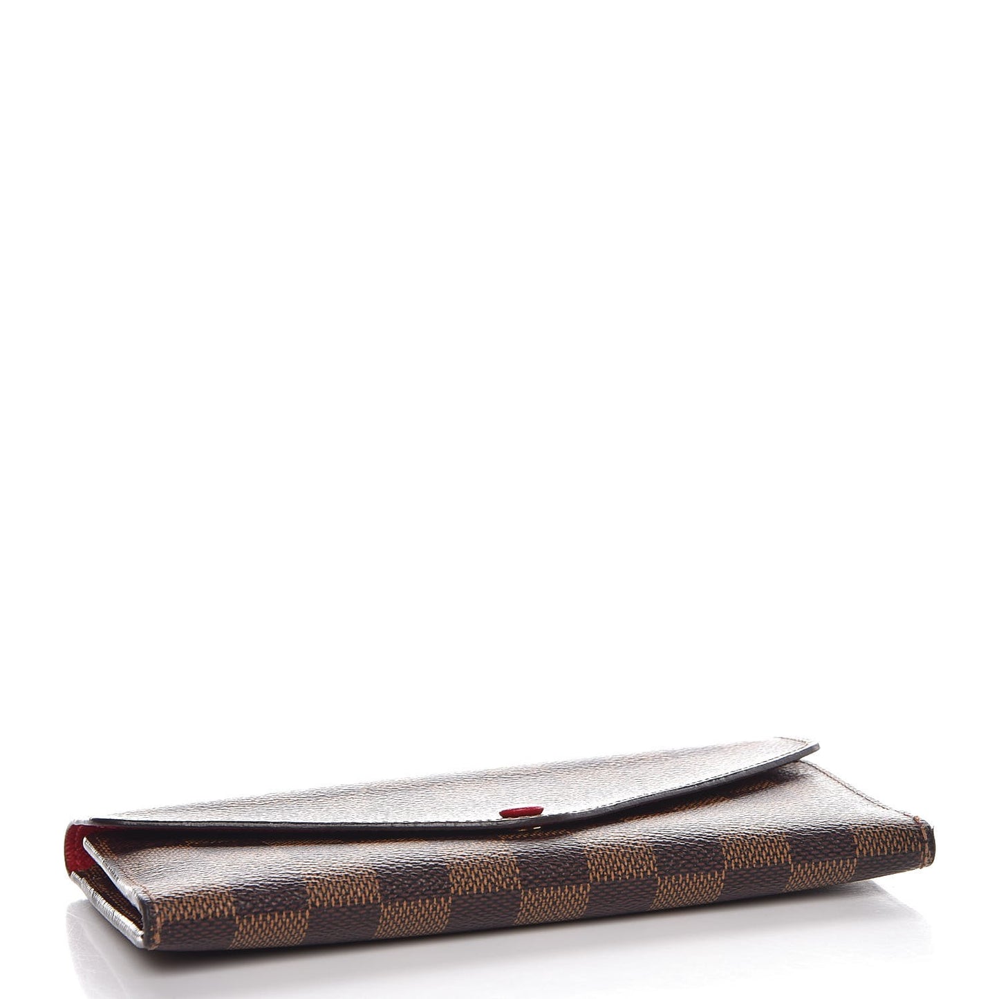 Damier Ebene Josephine Wallet Red