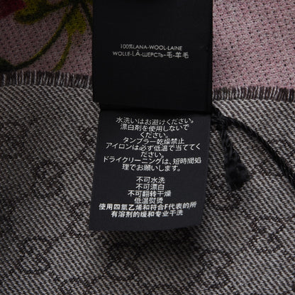 Gucci Wool GG Monogram Miniorophin Scarf Shell Pink 8 of 9