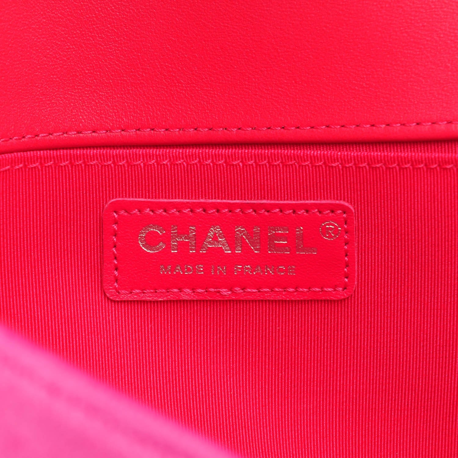 Chanel Velvet Quilted Medium Boy Flap Fuchsia 7 of 8