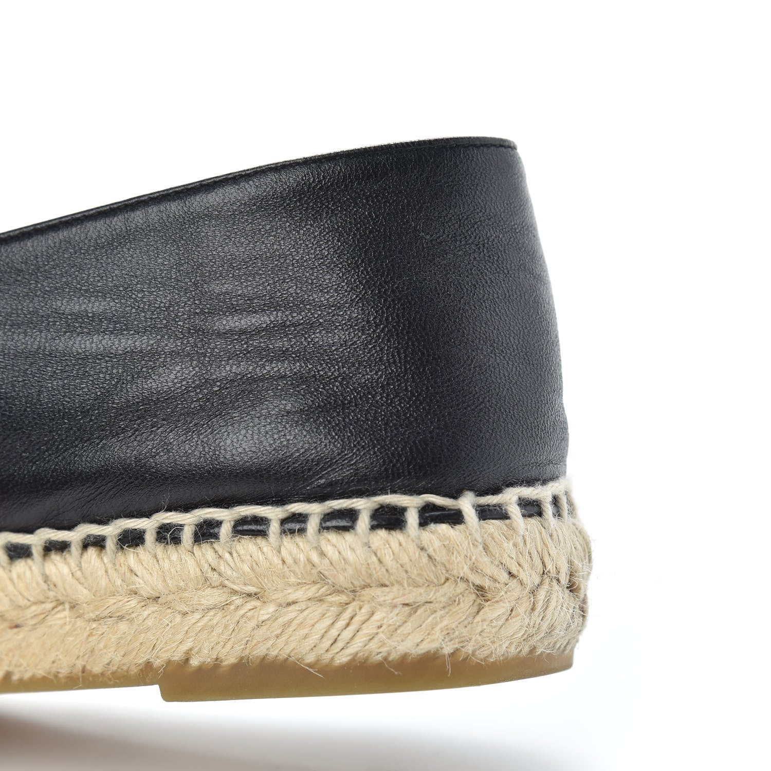 Chanel Lambskin CC Espadrilles 39 Black 10 of 11