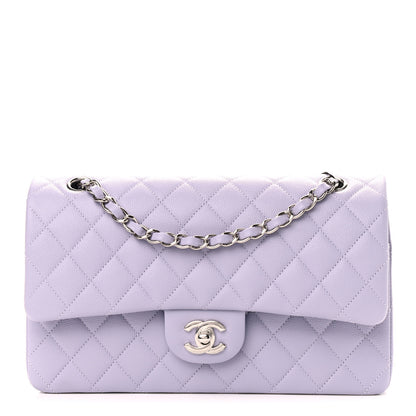 Chanel Caviar Quilted Medium Double Flap Light Purple 1 of 9
