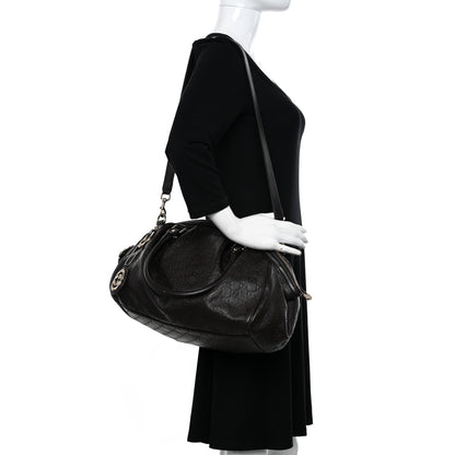 Gucci Guccissima Medium Sukey Boston Chocolate 2 of 14