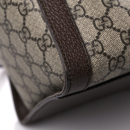 Gucci GG Supreme Monogram Web Medium Ophidia Tote Bag Brown 10 of 10
