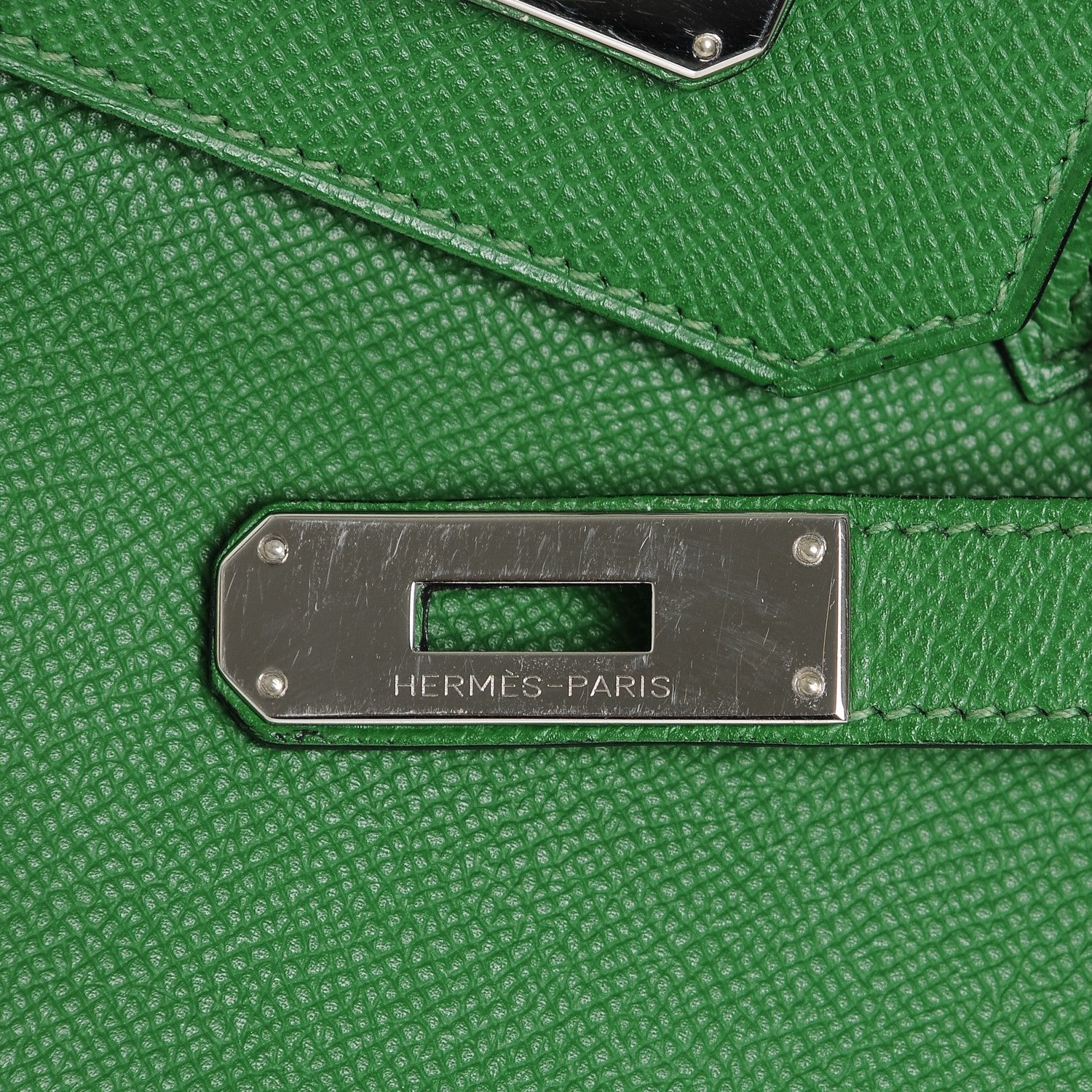 Hermes Epsom Birkin 35 Vert Bengale 15 of 26