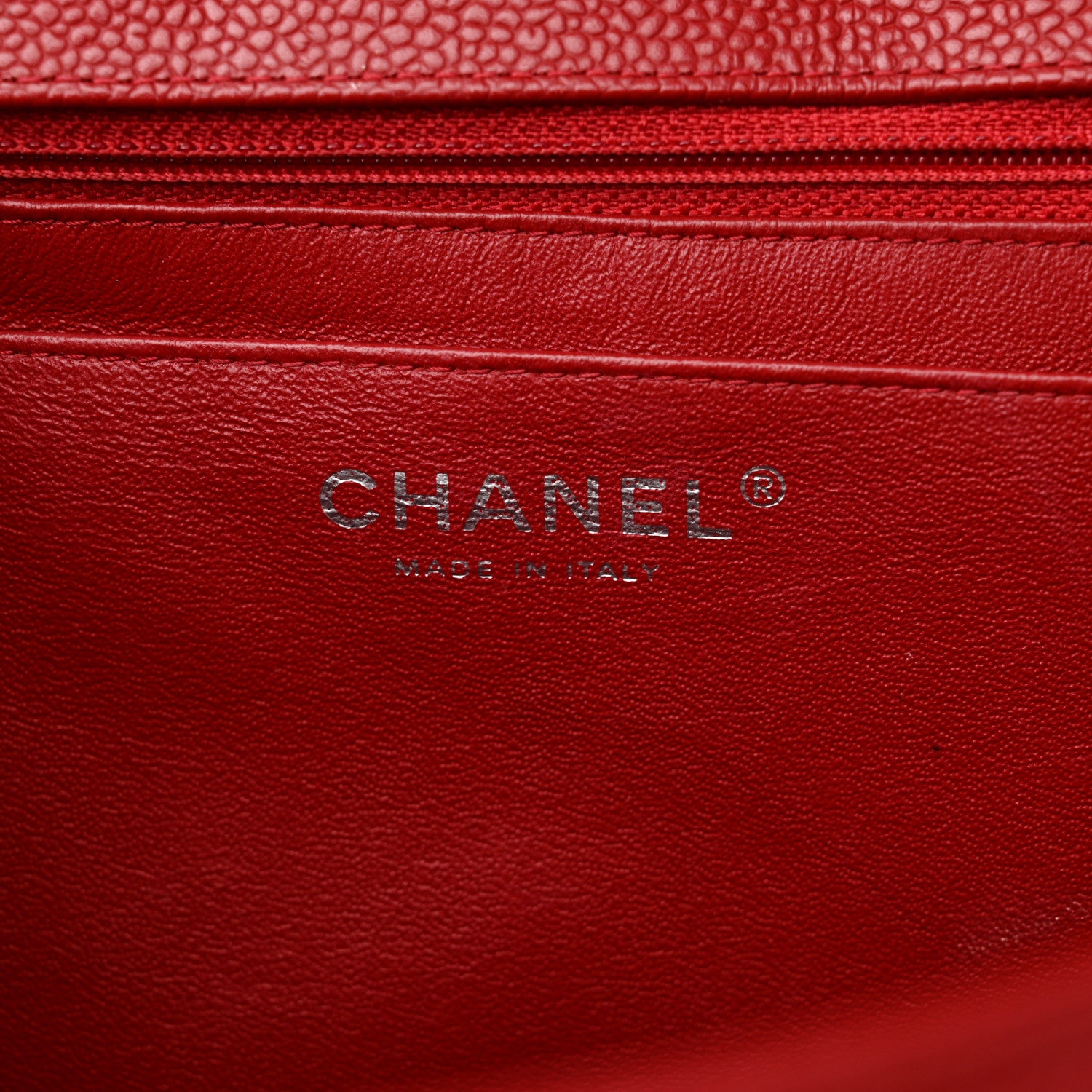 Chanel Caviar Quilted Maxi Single Flap Red 6 of 24