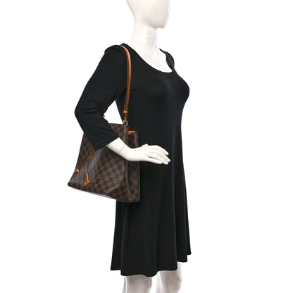 Louis Vuitton Damier Ebene Neonoe MM Safran 2 of 11