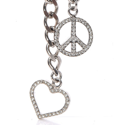 Chanel Crystal CC Charm Chain Belt Silver 6 of 6