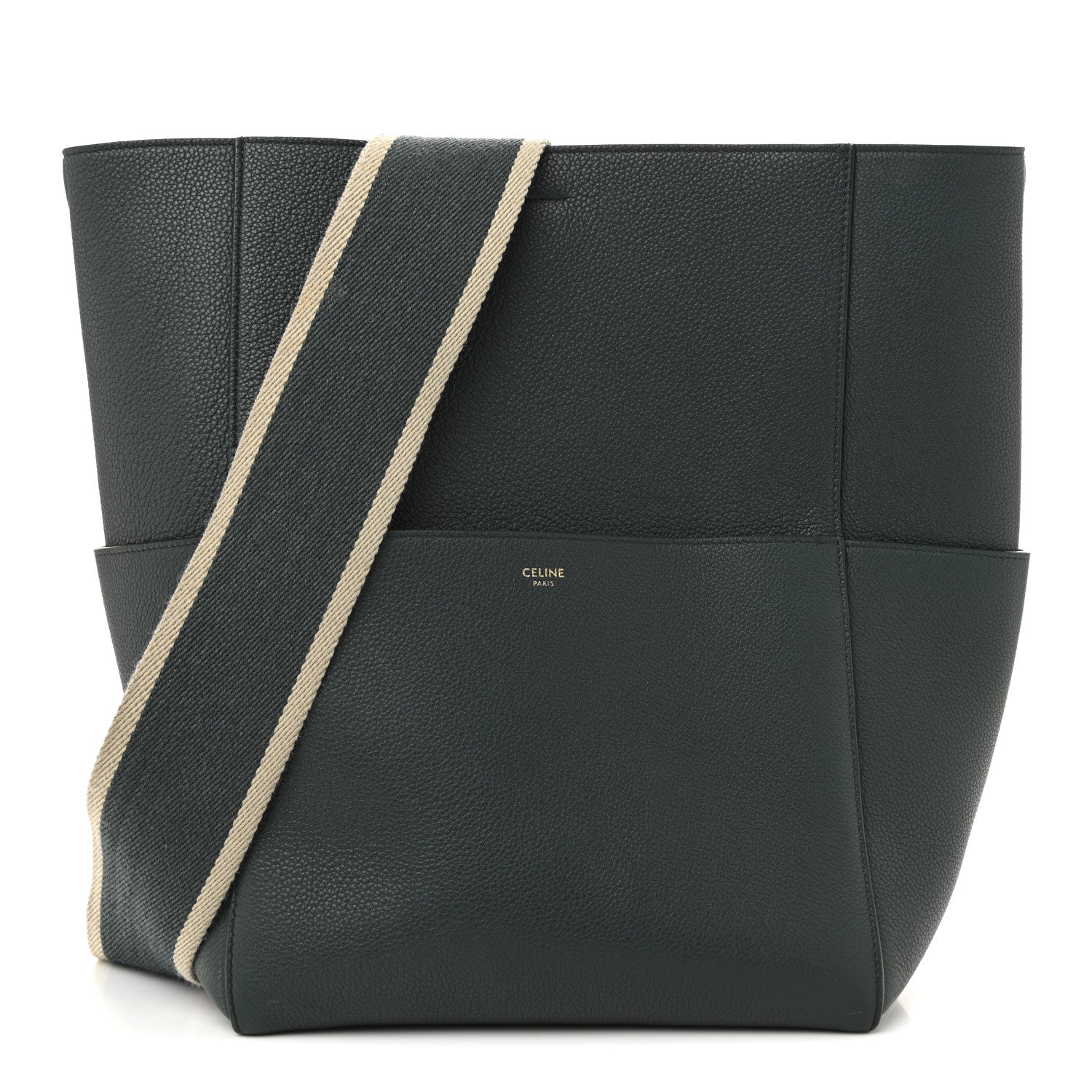 Celine Soft Grained Calfskin Sangle Bucket Bag Amazone 1 of 16