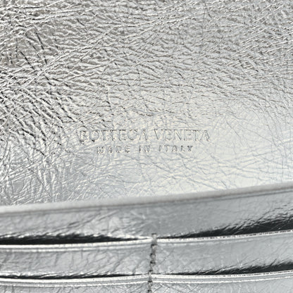 Bottega Veneta Metallic Nappa Intrecciato Long Andiamo Top Handle Silver 5 of 8