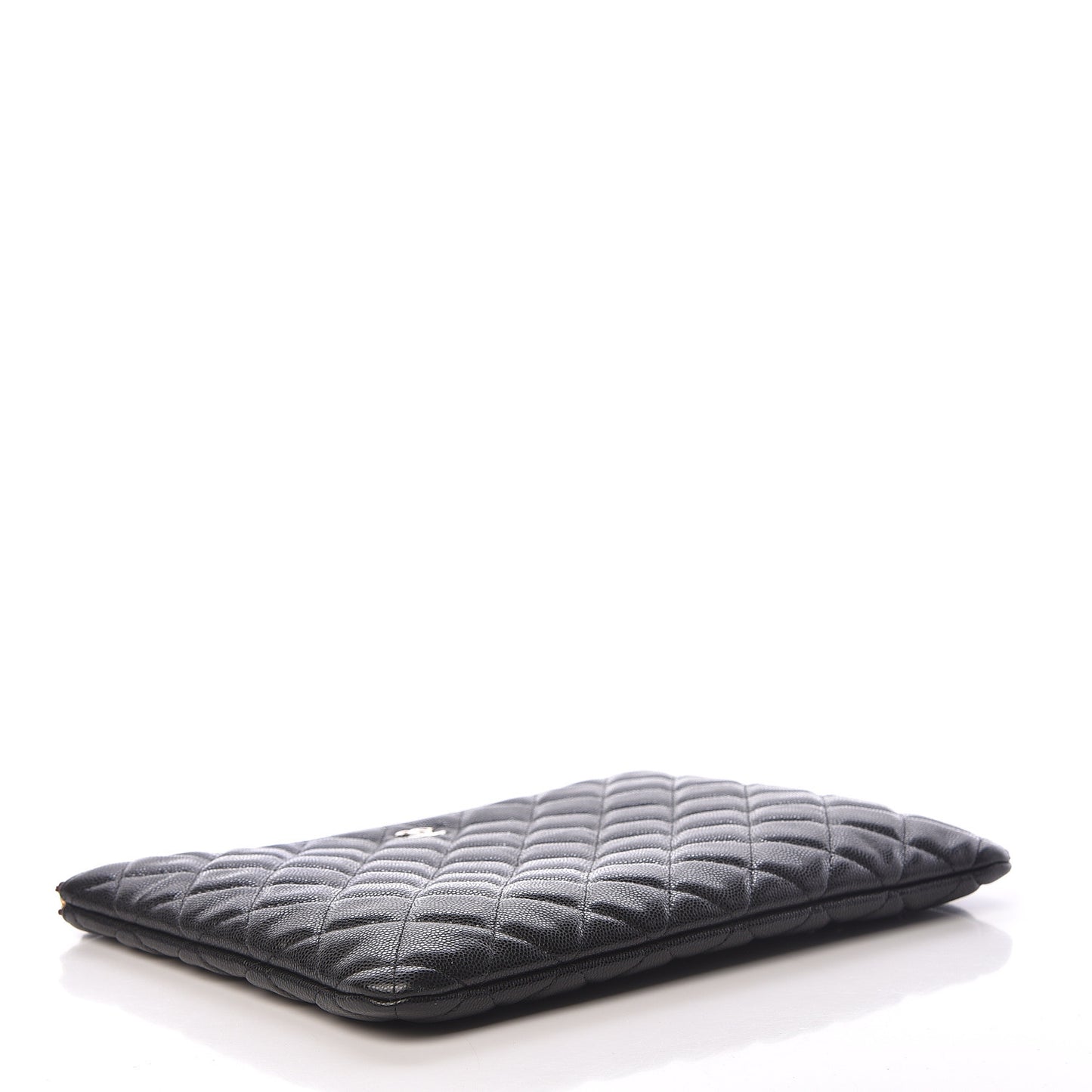 Caviar Quilted Medium Cosmetic Case Black