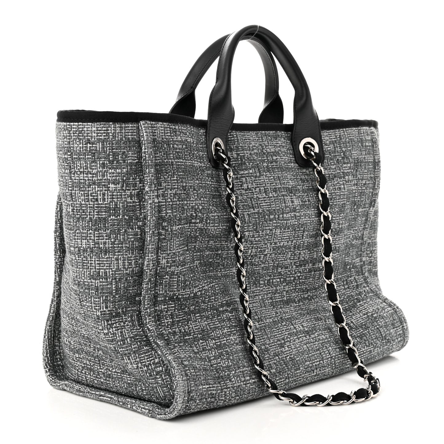 Canvas Medium Deauville Tote Charcoal