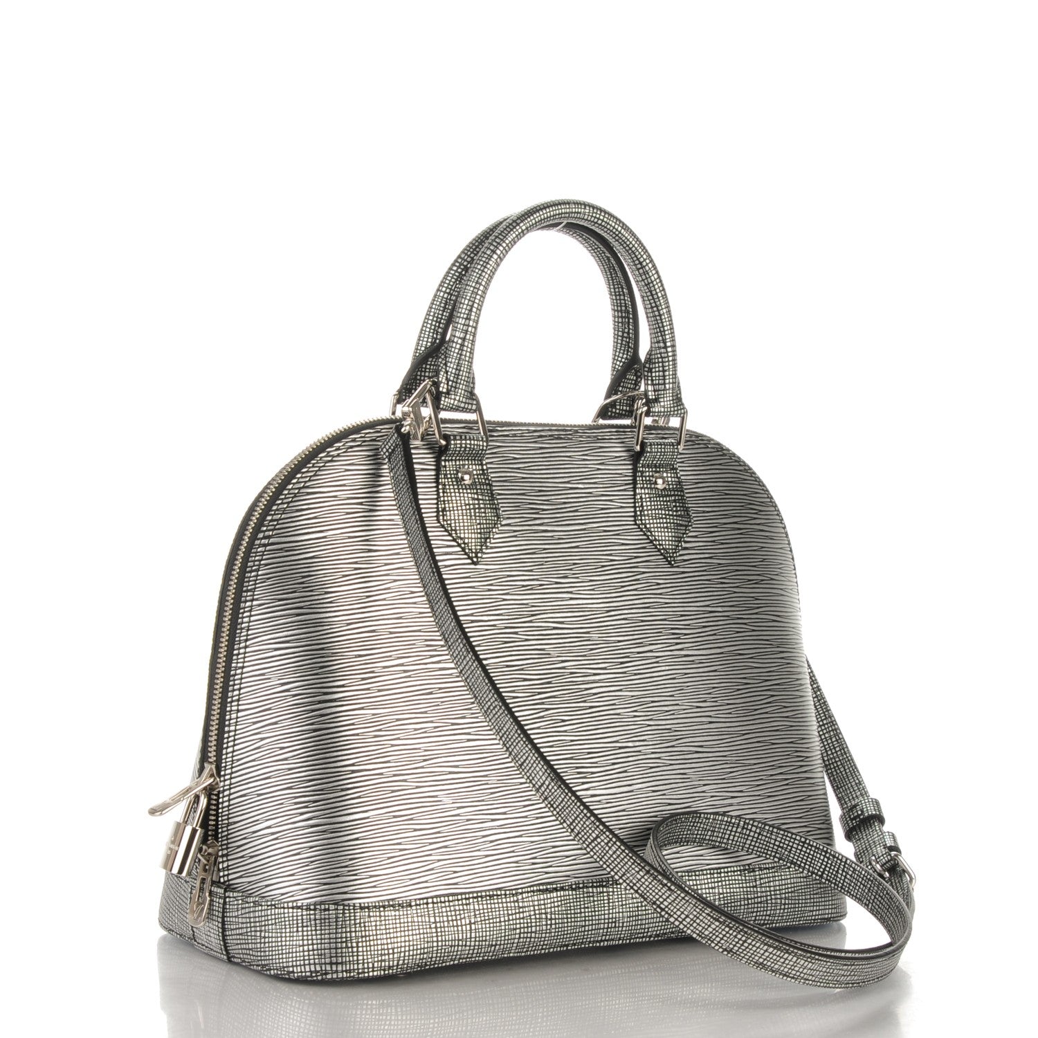 Louis Vuitton Epi Alma PM Platine 3 of 6
