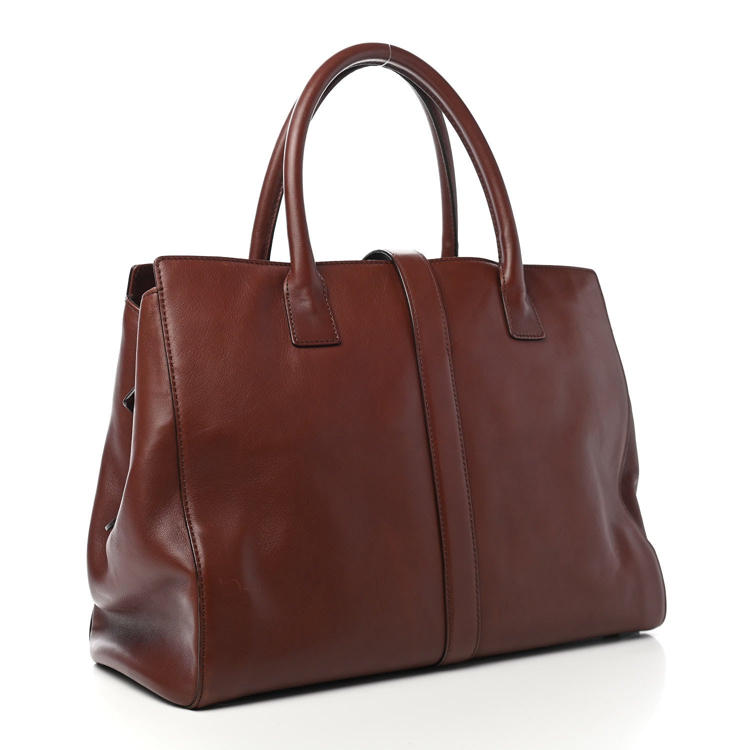 Chanel Calfskin CC Tote Brown 3 of 11