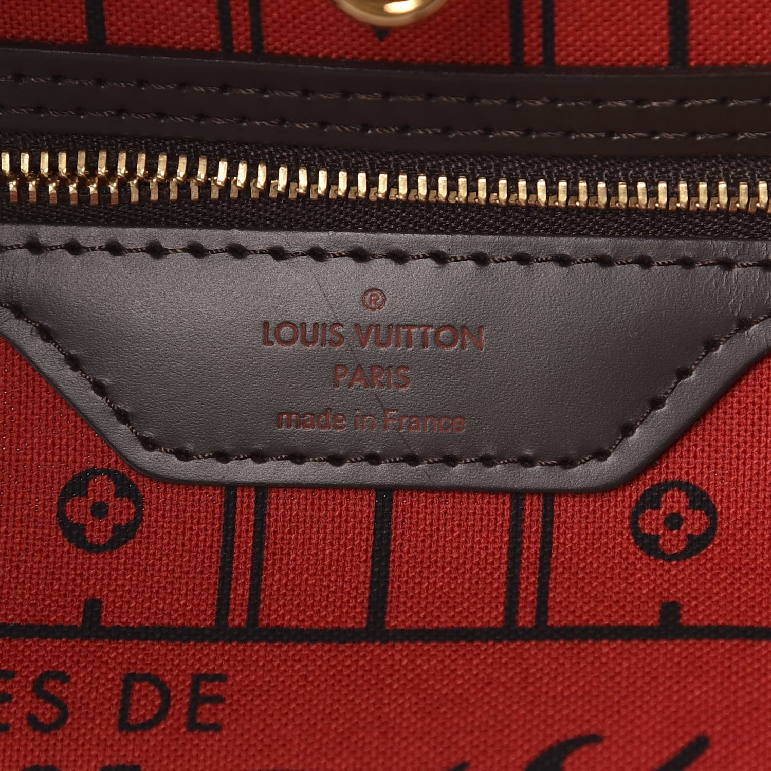 Louis Vuitton Damier Ebene Neverfull MM 8 of 8