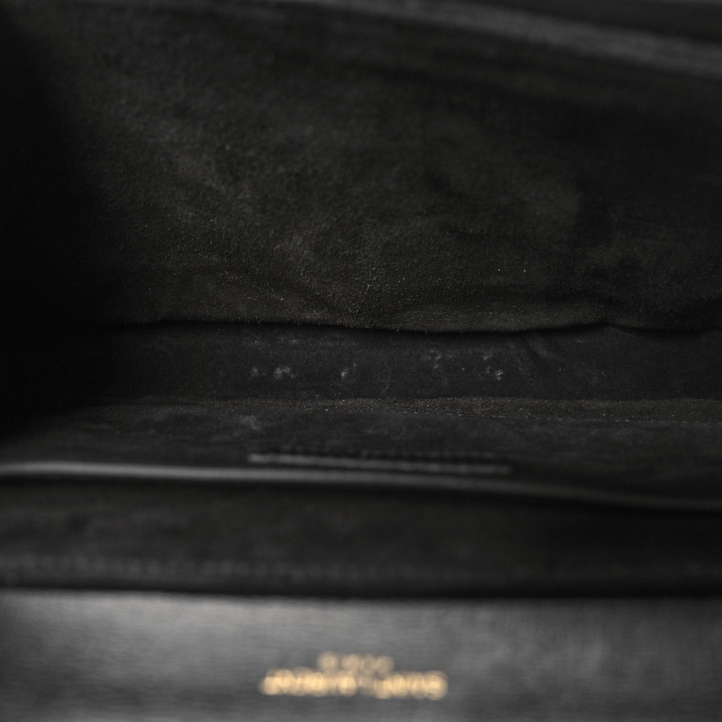 Smooth Calfskin Suede Medium Bellechasse Black