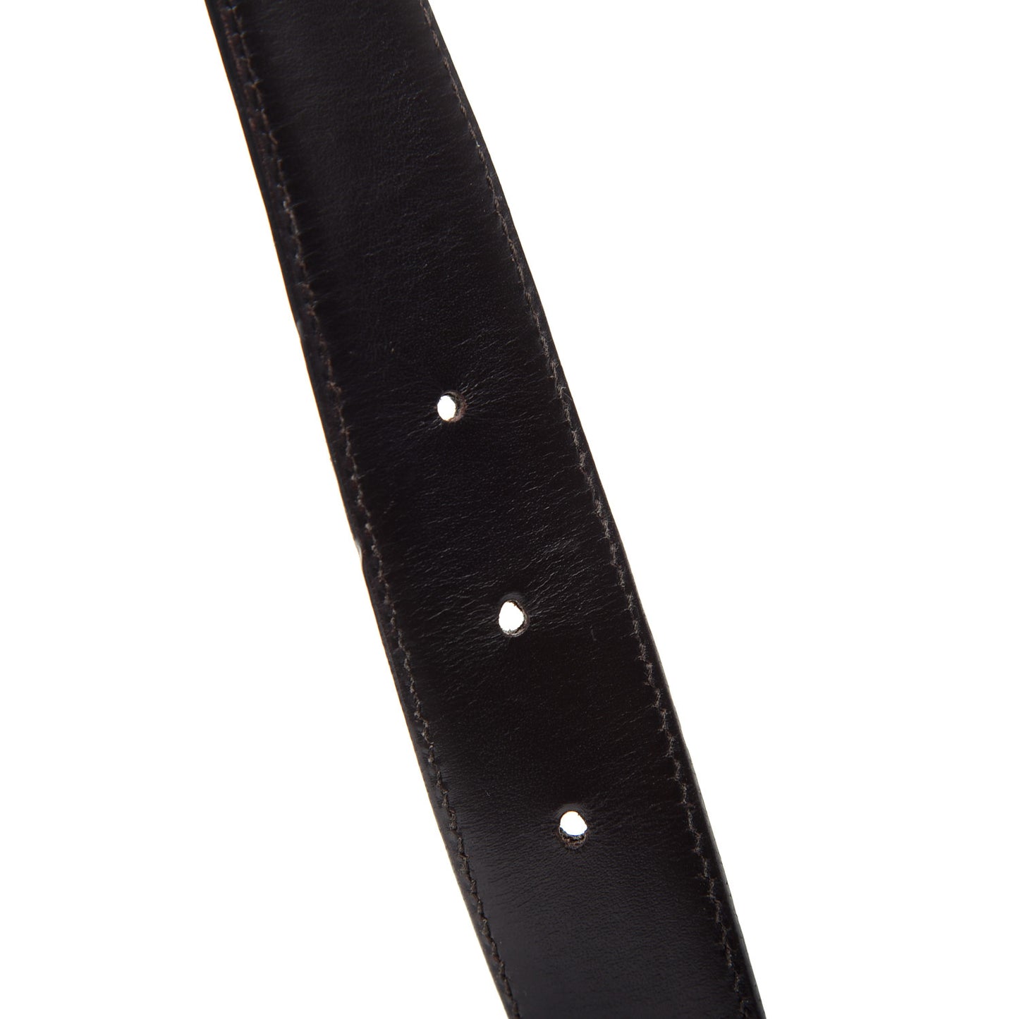 Monogram Interlocking G Belt 85 34 Dark Brown