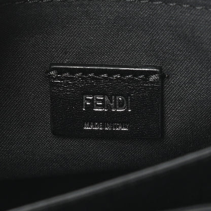Fendi Calfskin Faces Slim Clutch Black Multicolor 6 of 9