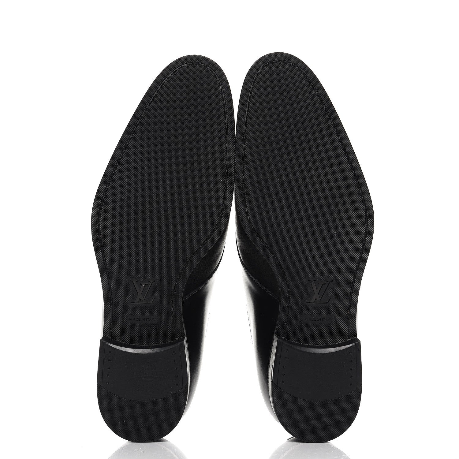 Louis Vuitton Lambskin Derby Lace Up Shoes 8 Black 5 of 9