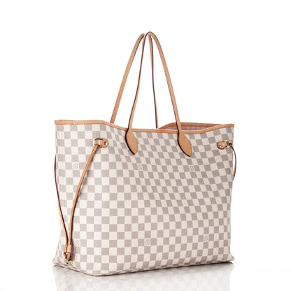 Louis Vuitton Damier Azur Neo Neverfull GM Rose Ballerine 4 of 11