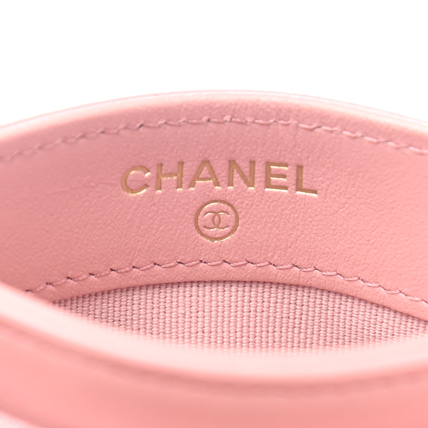 Chanel Lambskin Quilted Chanel 19 Card Holder Light Pink 6 of 9