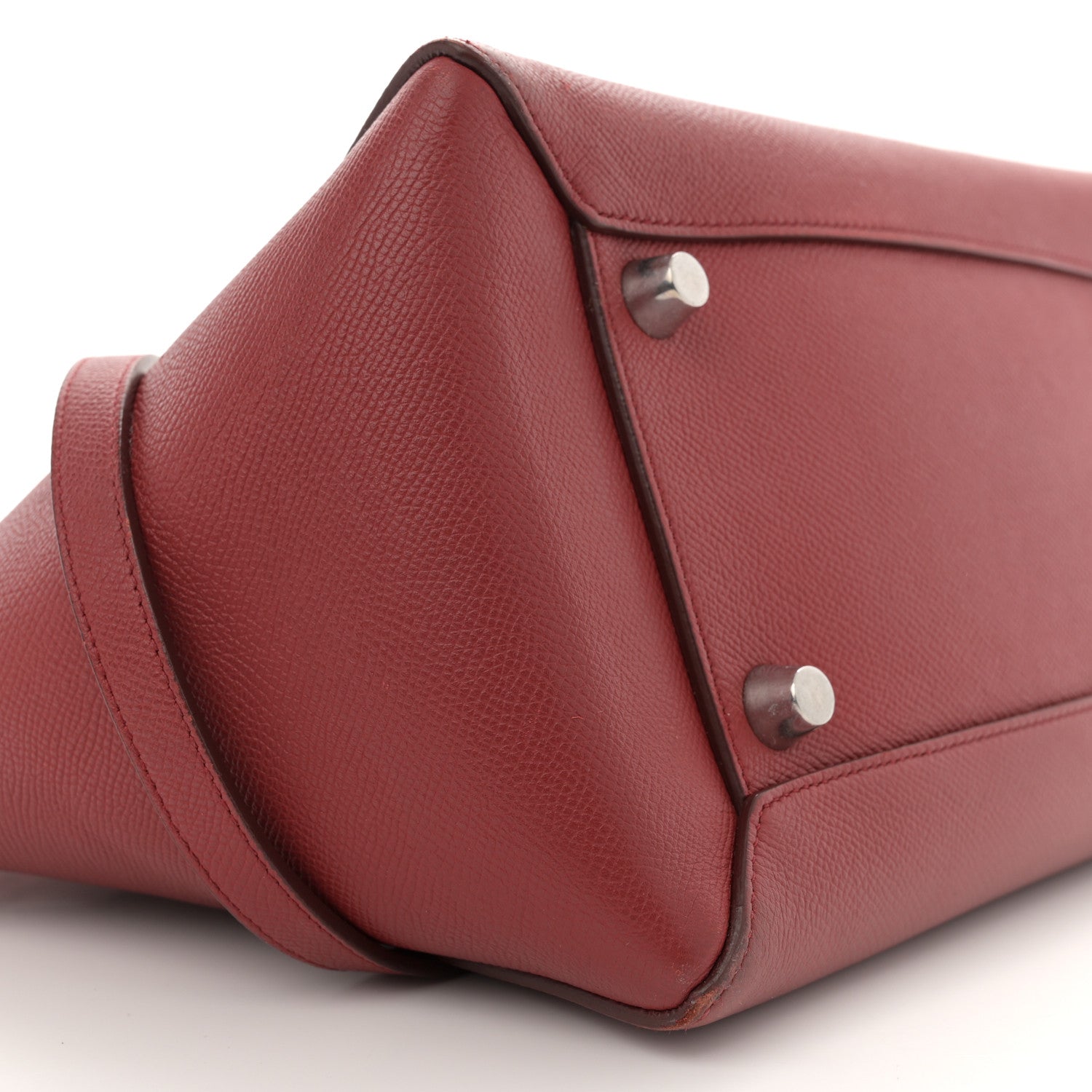 Celine Grained Calfskin Mini Belt Bag Rust 8 of 16