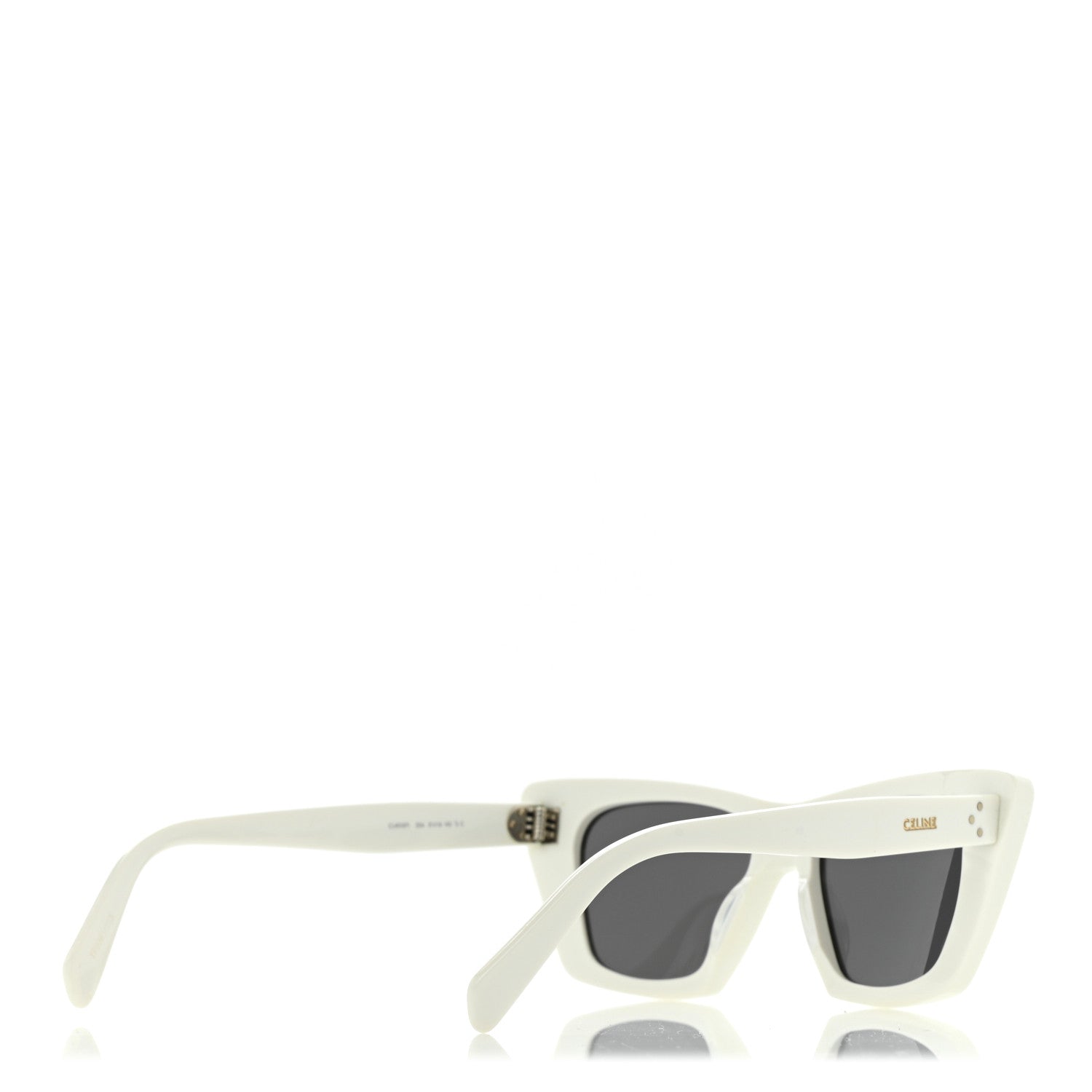 Celine Acetate Cat Eye Sunglasses CL40187I White 4 of 9