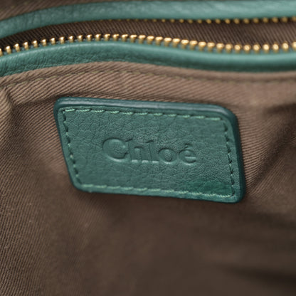 Chloe Calfskin Medium Marcie Satchel Emerald 6 of 11